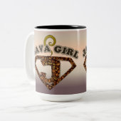 Café Humour fille Java Mug (Devant gauche)