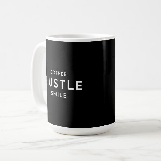 Café Hustle Smile Mug (Devant gauche)