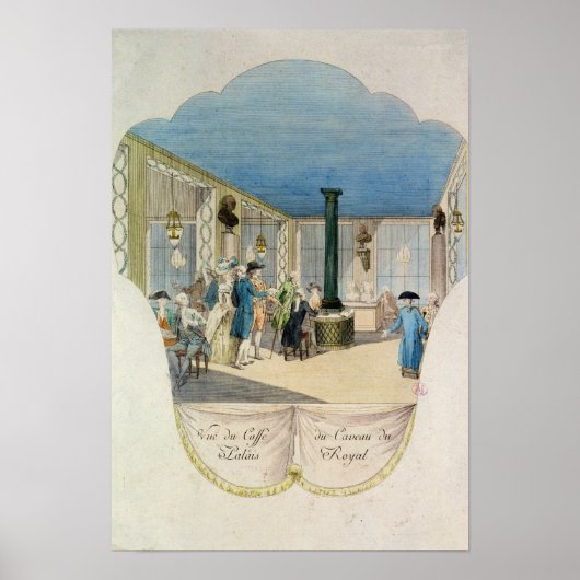 Cafe in de kelder van het Palais-Royal Poster (Voorkant)