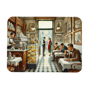 Café in de Mok van Rome Magneet