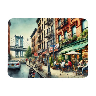Café in New York Brooklyn Magneet