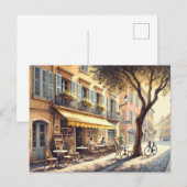 Café in Nice Frankrijk Mok Briefkaart (Voorkant / Achterkant)