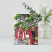 Cafe in Parijs Briefkaart (Staand voorkant)