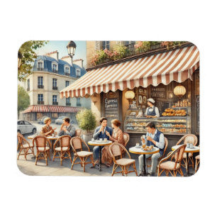 Café in Parijs Frankrijk Mok Magneet