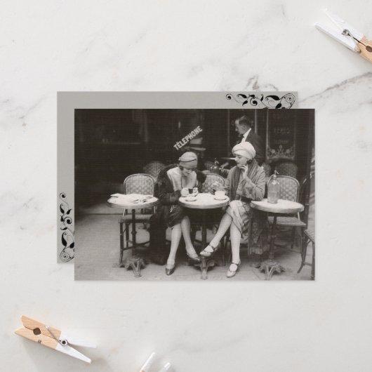 Cafe Invitation (Voorkant / Achterkant in situ)