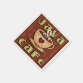 Café Java Coffee serviettes en papier (Coin)