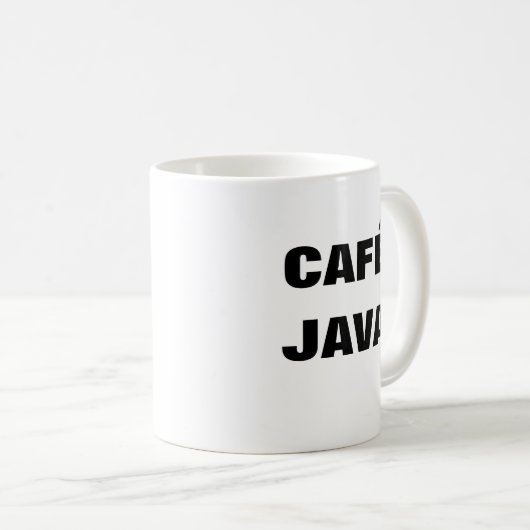 CAFÉ JAVA mug (Devant droit)