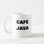 CAFÉ JAVA mug (Gauche)