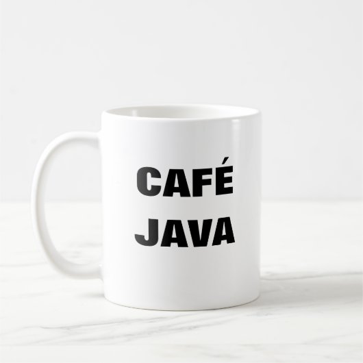 CAFÉ JAVA mug (Gauche)