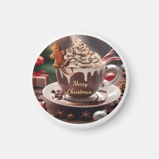 Café Joyeux Noël avec Magnet à l'Pain d'Épice