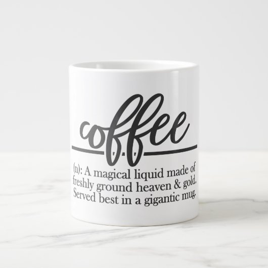 Café - Jumbo Mug (Devant)