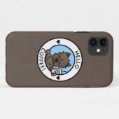 Café KiniArt Cairn Coque-Mate coque iphone (Dos (Horizontal))