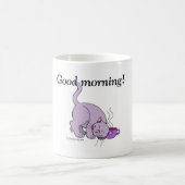 Café Kitty Morning Mug - Purple (Centre)