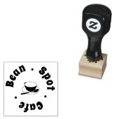 Café Koffiekopje & Lepel Logo Rubberstempel (Gestempeld)