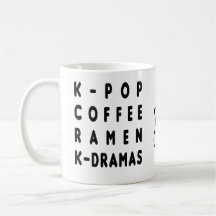 CAFÉ KPOP RAMEN KDRAMA CAFÉ MUG