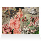 Café Lady Victorian Femme Rose Classy (Intérieur Horizontal (Haut))
