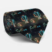 Café laid de café de café des cravates des hommes (Roulé)