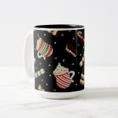 Café Latte Christmas Café Mug (Devant gauche)