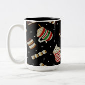 Café Latte Christmas Café Mug (Gauche)