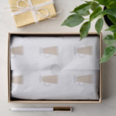 Cafe Latte Coffee Tissuepapier (Geschenk)