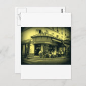 Café Le Deux Moulain Briefkaart (Voorkant / Achterkant)