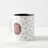 Café le liquide doré qui vous rend audacieux mug  (Devant gauche)
