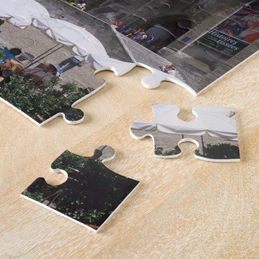 Cafe, Le Palais des Papes, Avignon, Vaucluse Legpuzzel (Zijkant)