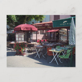 Cafe Life in Frankrijk Briefkaart