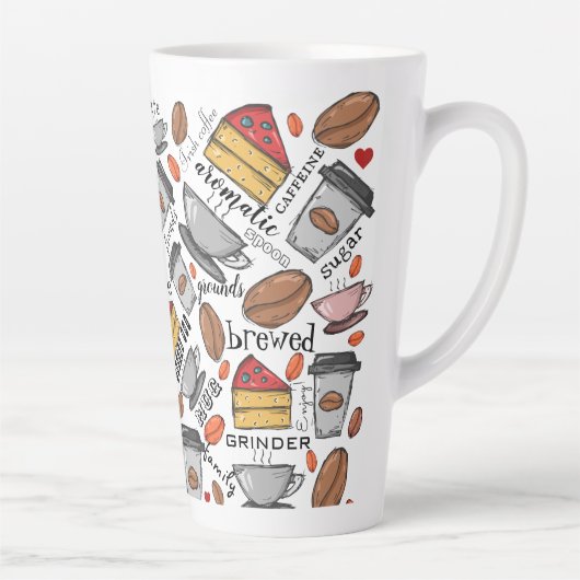Café Lover Café ou Café Latte Mug (Droite)