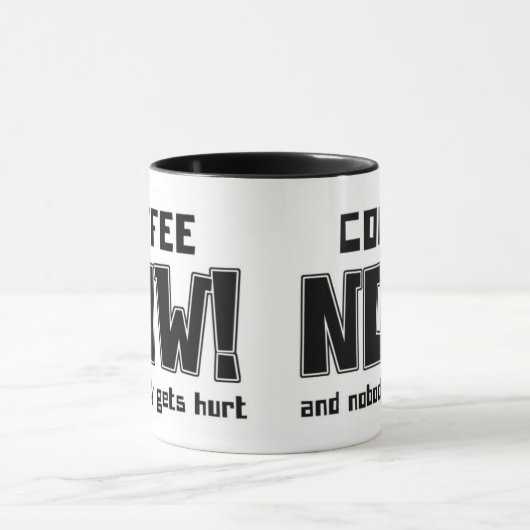 Café MAINTENANT ! - tasse (Centre)