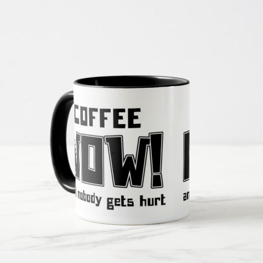 Café MAINTENANT ! - tasse (Devant gauche)