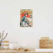 Cafe Malt koffie Drink en art. Poster (Keuken)