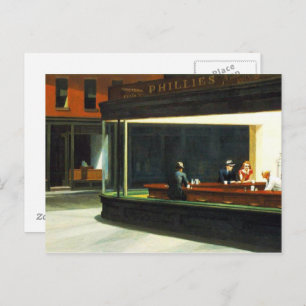 café met filmsterren briefkaart