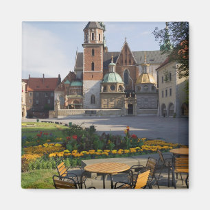 Cafe met uitzicht op Wawelkathedraal, Wawel Hill, Magneet