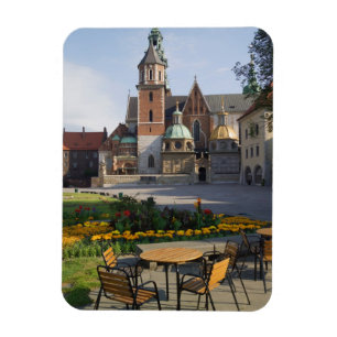 Cafe met uitzicht op Wawelkathedraal, Wawel Hill, Magneet