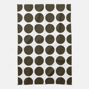 Café Mocha Neutrale Stippen Theedoek