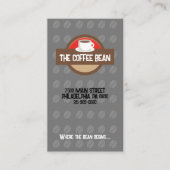 Café moderne Café Bean Carte de visite (Devant)