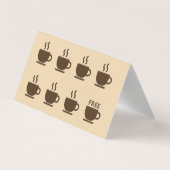 ☕ Café moderne Loyauté & Carte de visite (Dos)