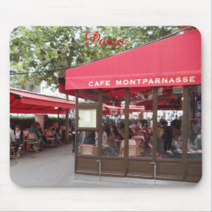 Cafe Montparnasse Paris, Frankrijk, reisfoto Muismat