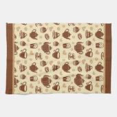 Café motif Serviettes de cuisine (Horizontal)