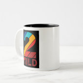 Café Mug 2 Design sauvage (Devant gauche)