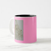 Café Mug Avec Design À La Mode Lady (Devant gauche)