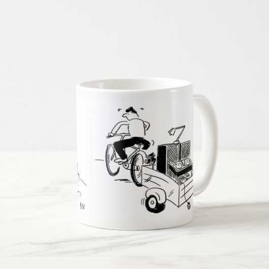 Café Mug avec DJ Mobile (Devant droit)