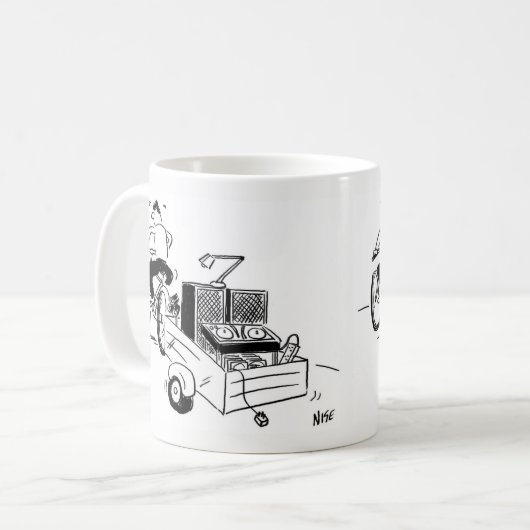 Café Mug avec DJ Mobile (Devant gauche)