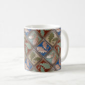 Café Mug avec feuilles de chêne Design (Devant droit)