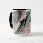 Café Mug avec Johnson Abstrait Artwork (Devant gauche)