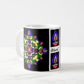 Café Mug avec Rangoli Motif (Devant gauche)