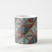 Café Mug avec tuiles libellules Design (Centre)