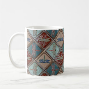 Café Mug avec tuiles libellules Design