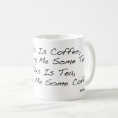 Café ? Mug blanc classique 11 oz (Devant droit)